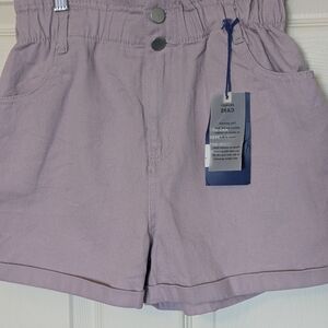 Love Tree Lilac High Waist Women's Shorts